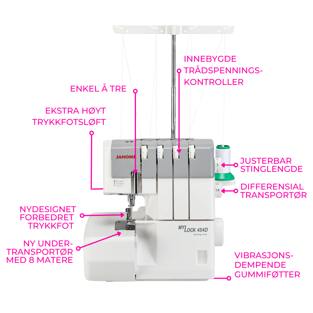 Janome Overlock MyLock 454D