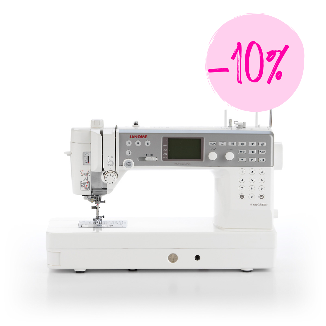 Lite brukt Janome Memory Craft 6700P