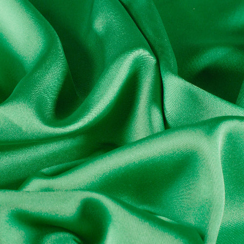 Duchesse Sateng med litt stretch - Grønn