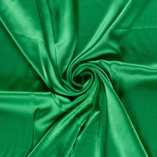 Duchesse Sateng med litt stretch - Grønn