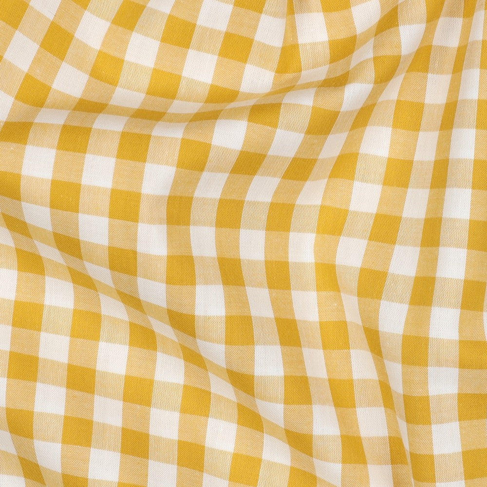 Fast Bomull - Gingham Lillemartine, Oker