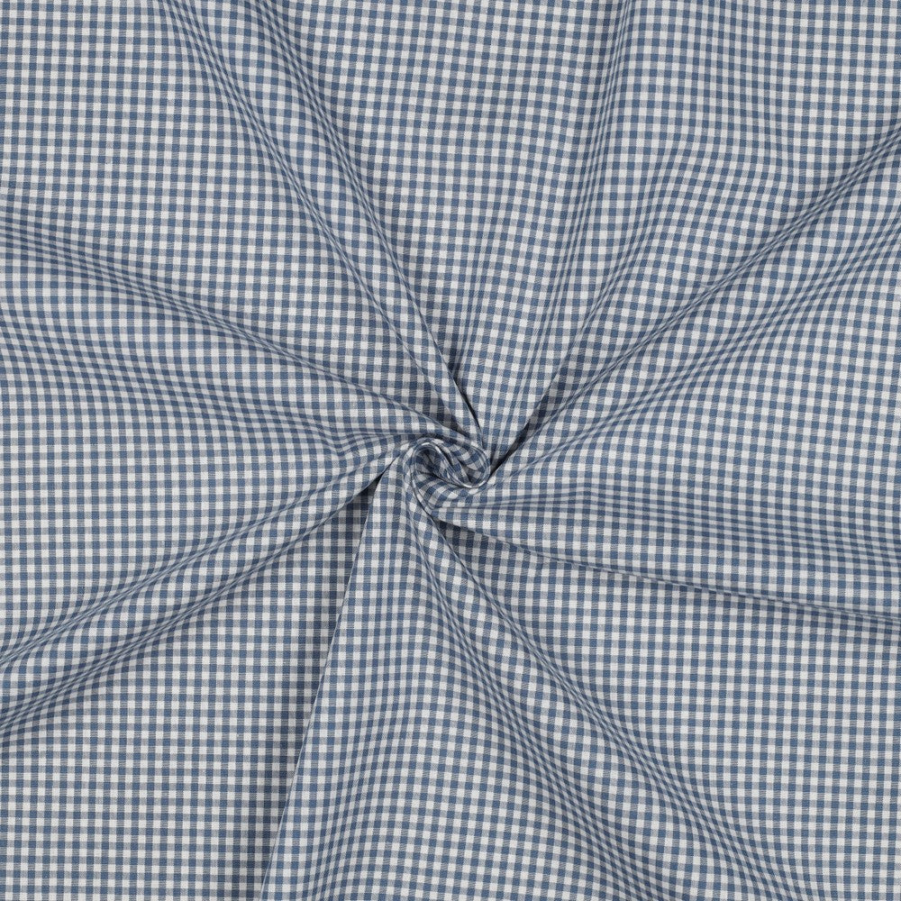 Fast bomull - Lillemartine - Blå