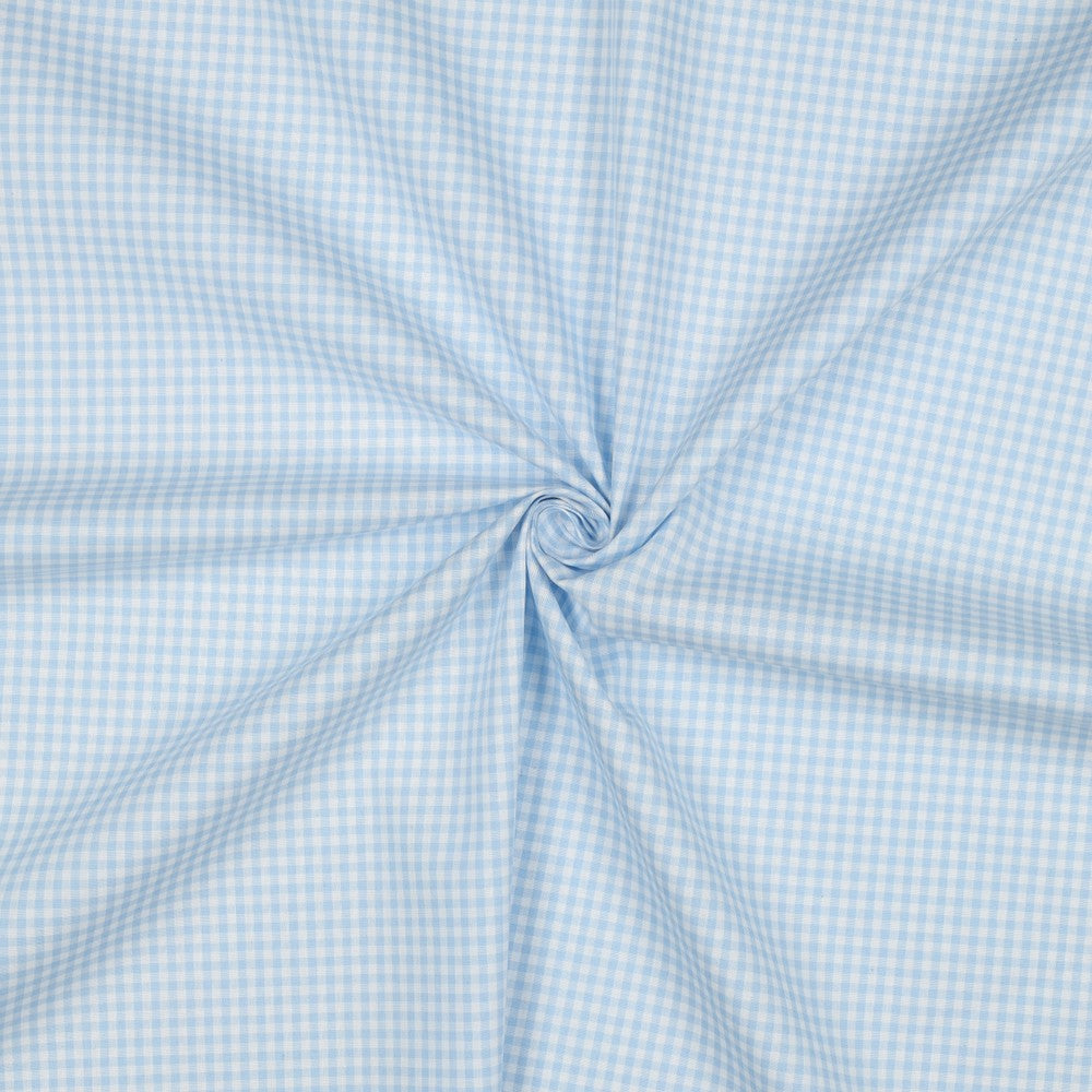 Fast bomull - Lillemartine - Lys blå