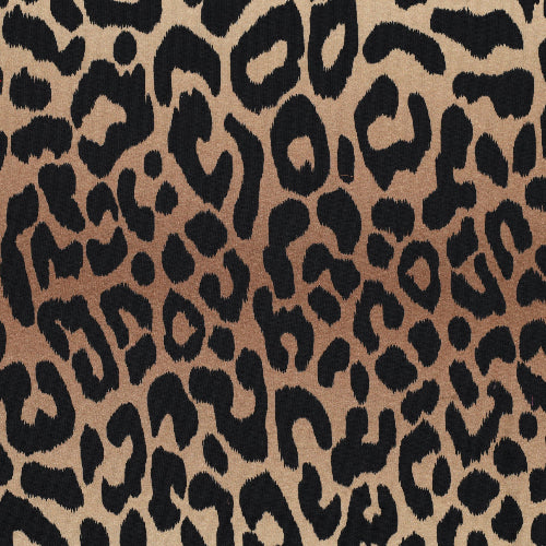 French Terry - Leopard Motiv