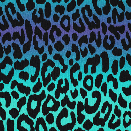 French Terry - Leopard Motiv multi
