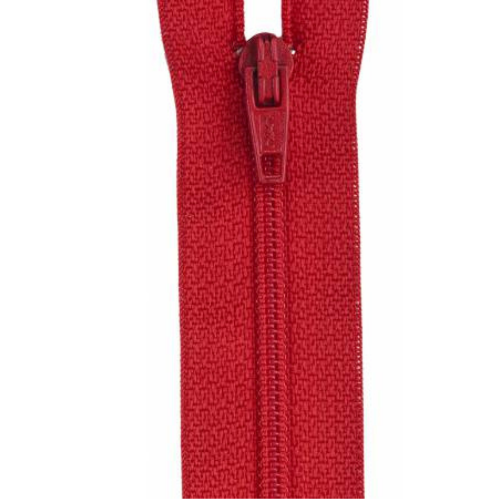 Glidelås 55cm, Rød