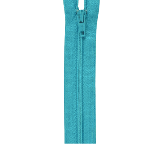 Glidelås 55cm, Turkis