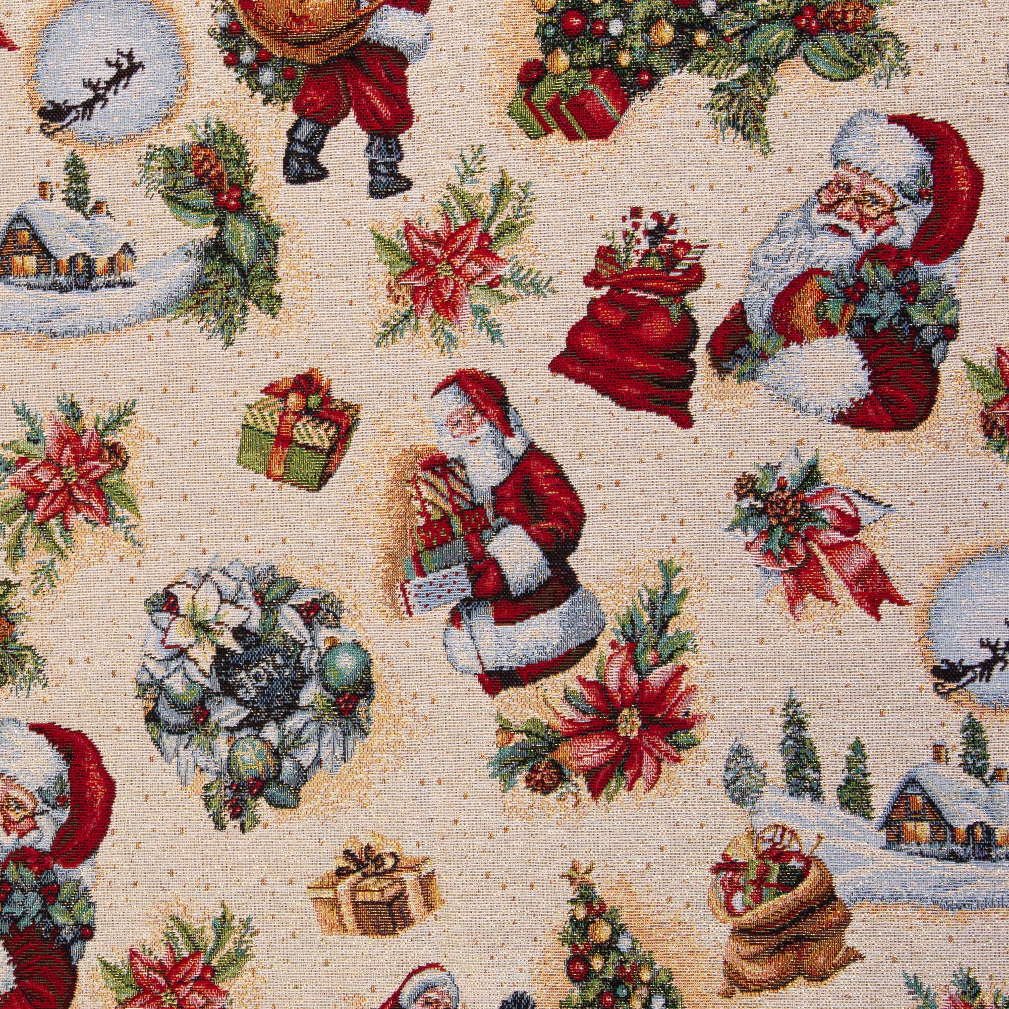 Gobelin - Julestemning, Beige