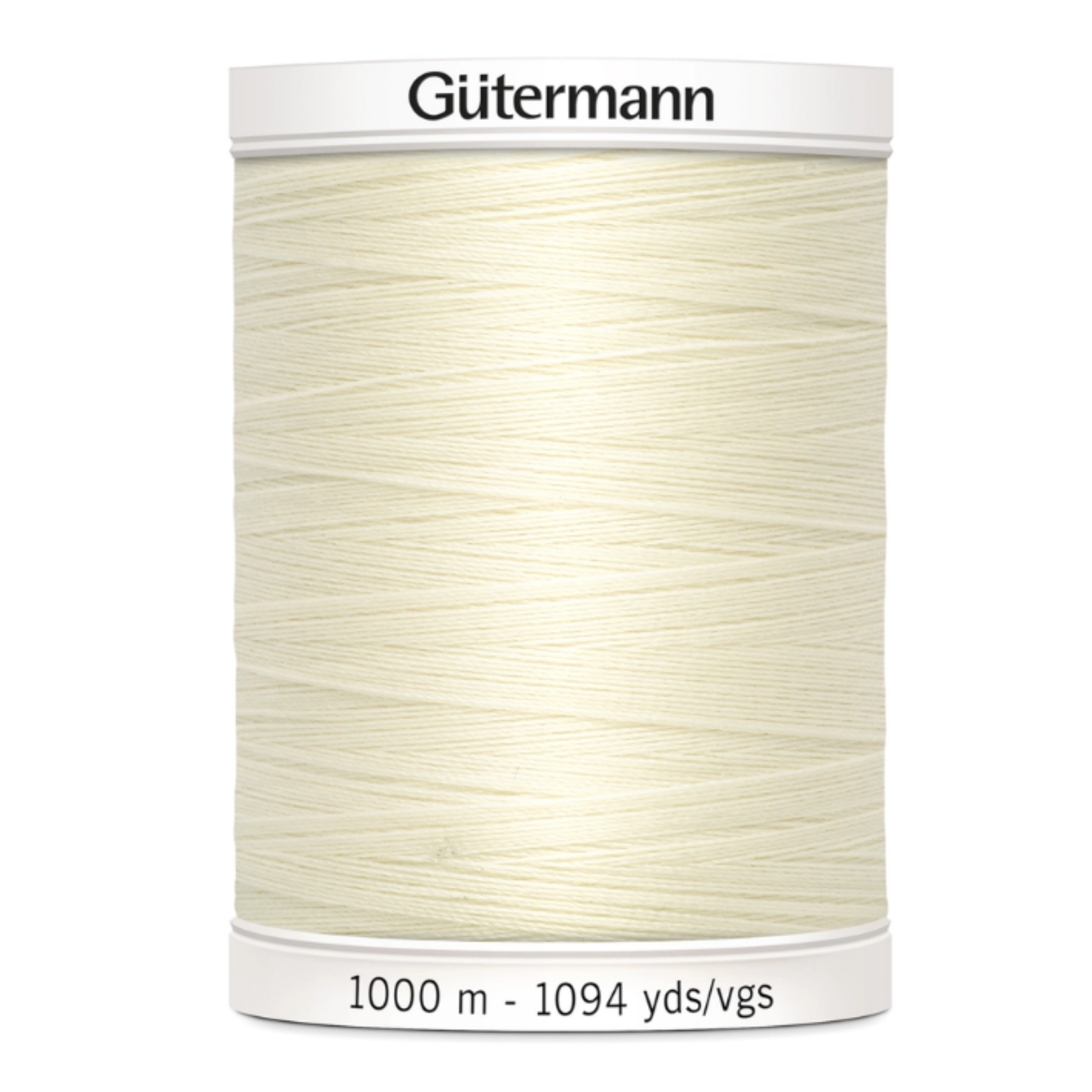 Gütermann Poly. 1000m Sytråd 0001 offwhite