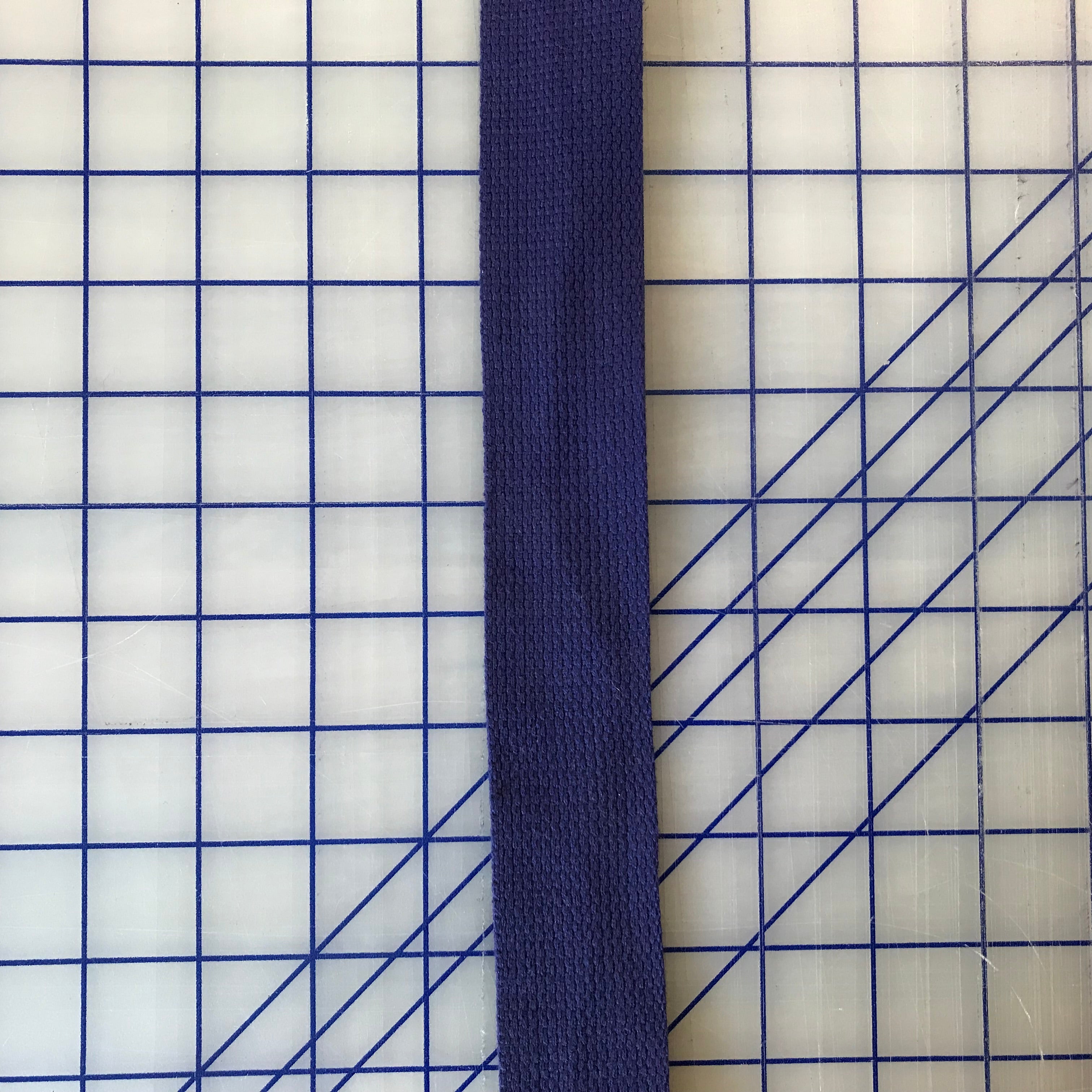 Bomull Webbing Tynn (40mm), Lilla