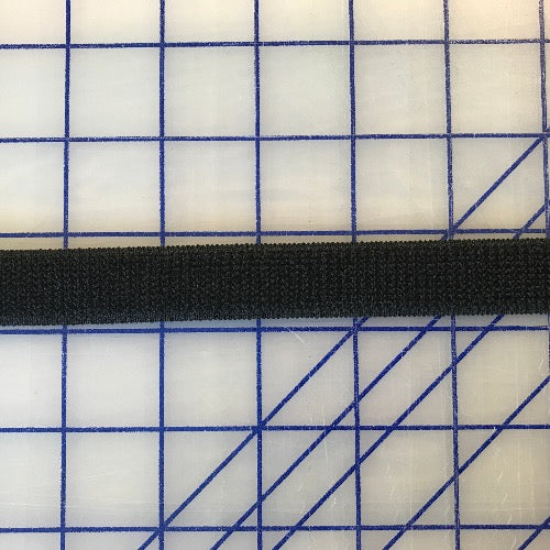 Strikk Borrelåsbånd 2cm - kun løkkesiden