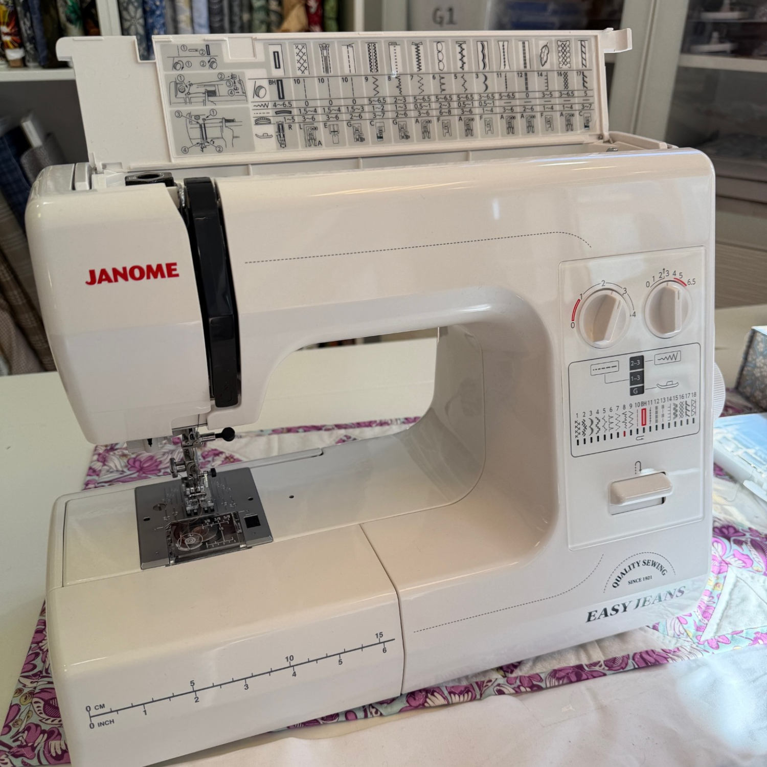 Lite Brukt - Janome Easy Jeans 1800 - mekanisk symaskin