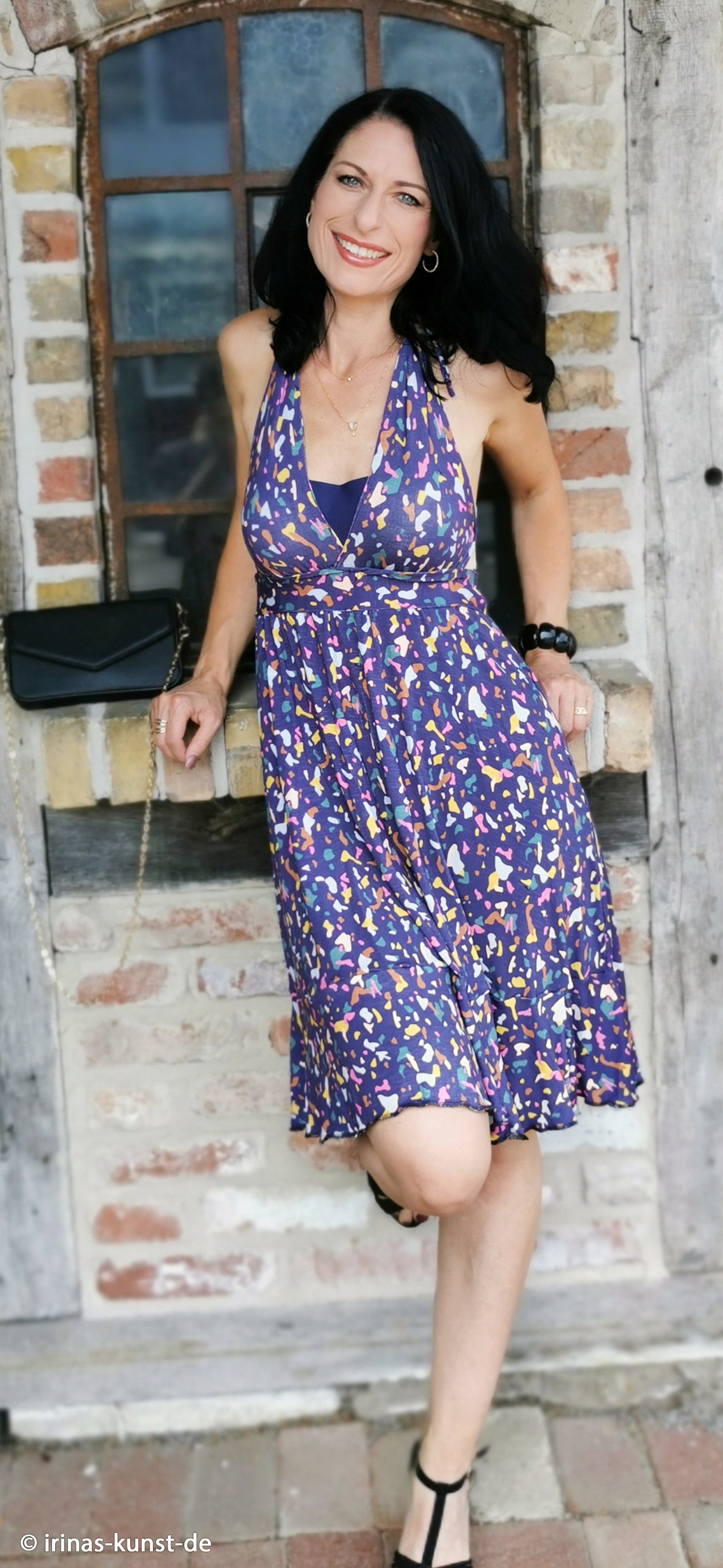 Viskose Jersey - happy konfetti