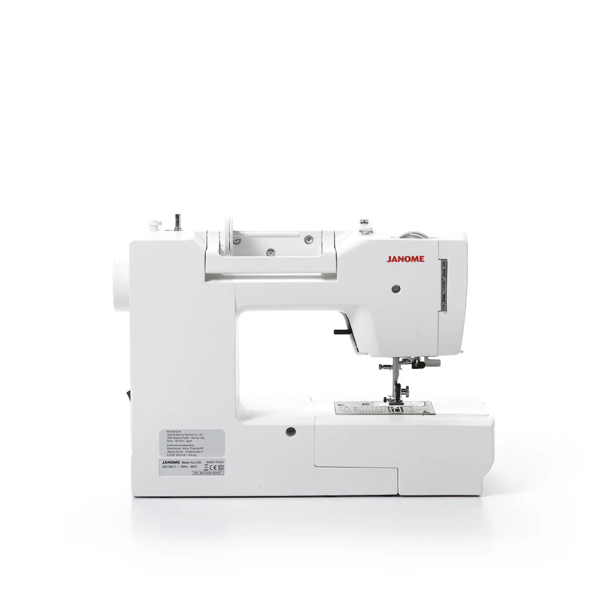 Janome Allvis 740DC- Elektroniske symaskiner