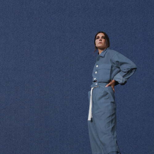 Jeans Stoff med stretch 7oz, Blå