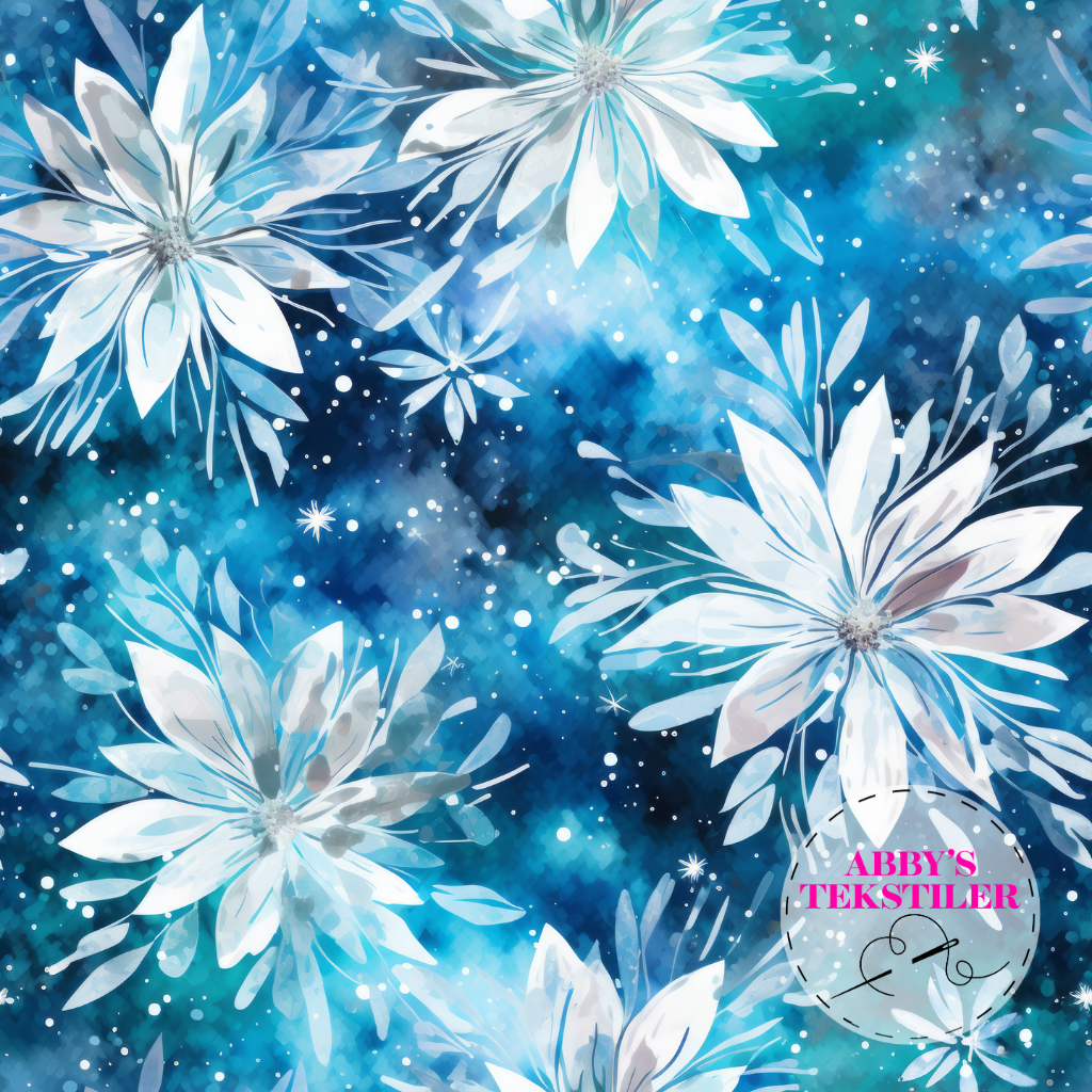 Jersey - Iskald Vinter Blomster