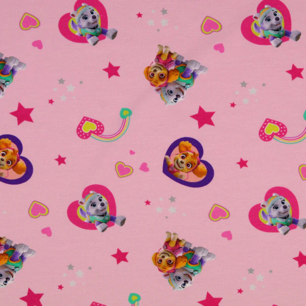 Jersey - Paw Patrol og stjerner Rosa