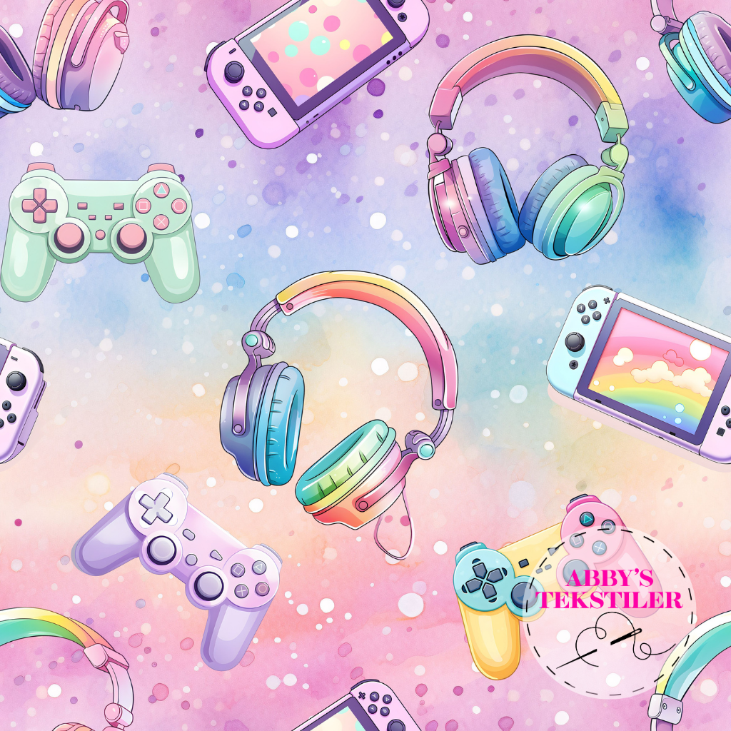 *Forhåndsbestilling* Jersey - Rainbow Gaming, Flerfarget Pastell