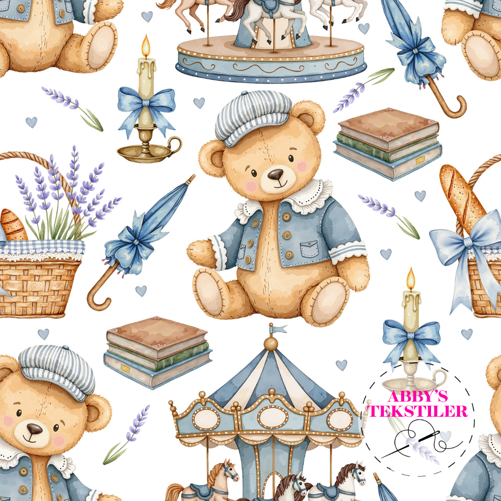 Jersey - Bjørn hvit