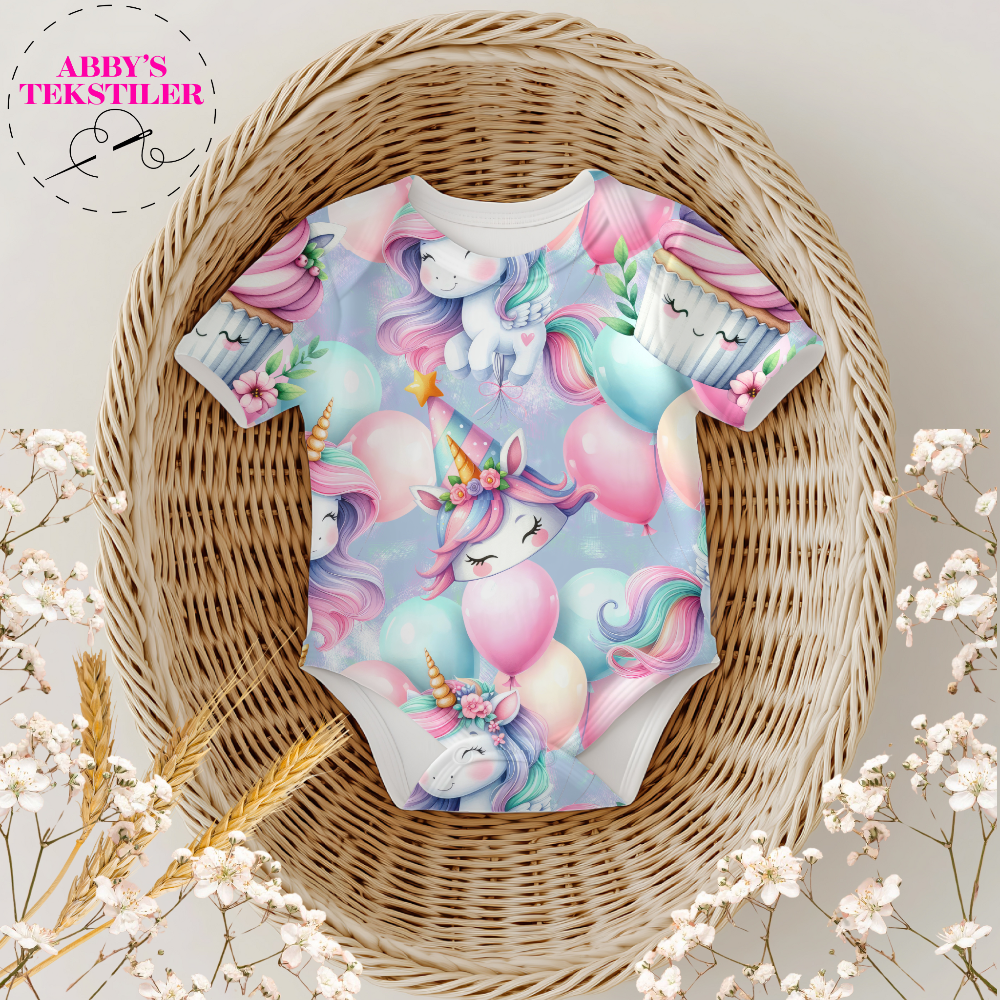 Jersey - Enhjørninger og Cupcake