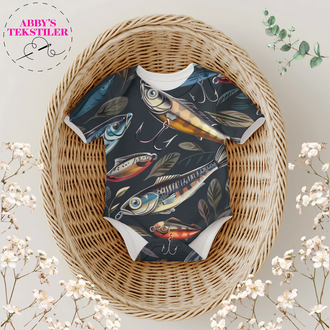 Jersey - Fisk Flerfarget svart