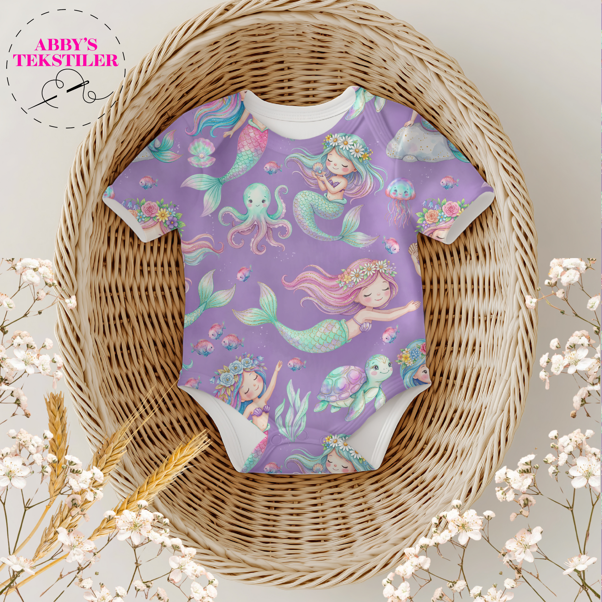 *Forhåndsbestilling* Jersey - Havfrue lilla