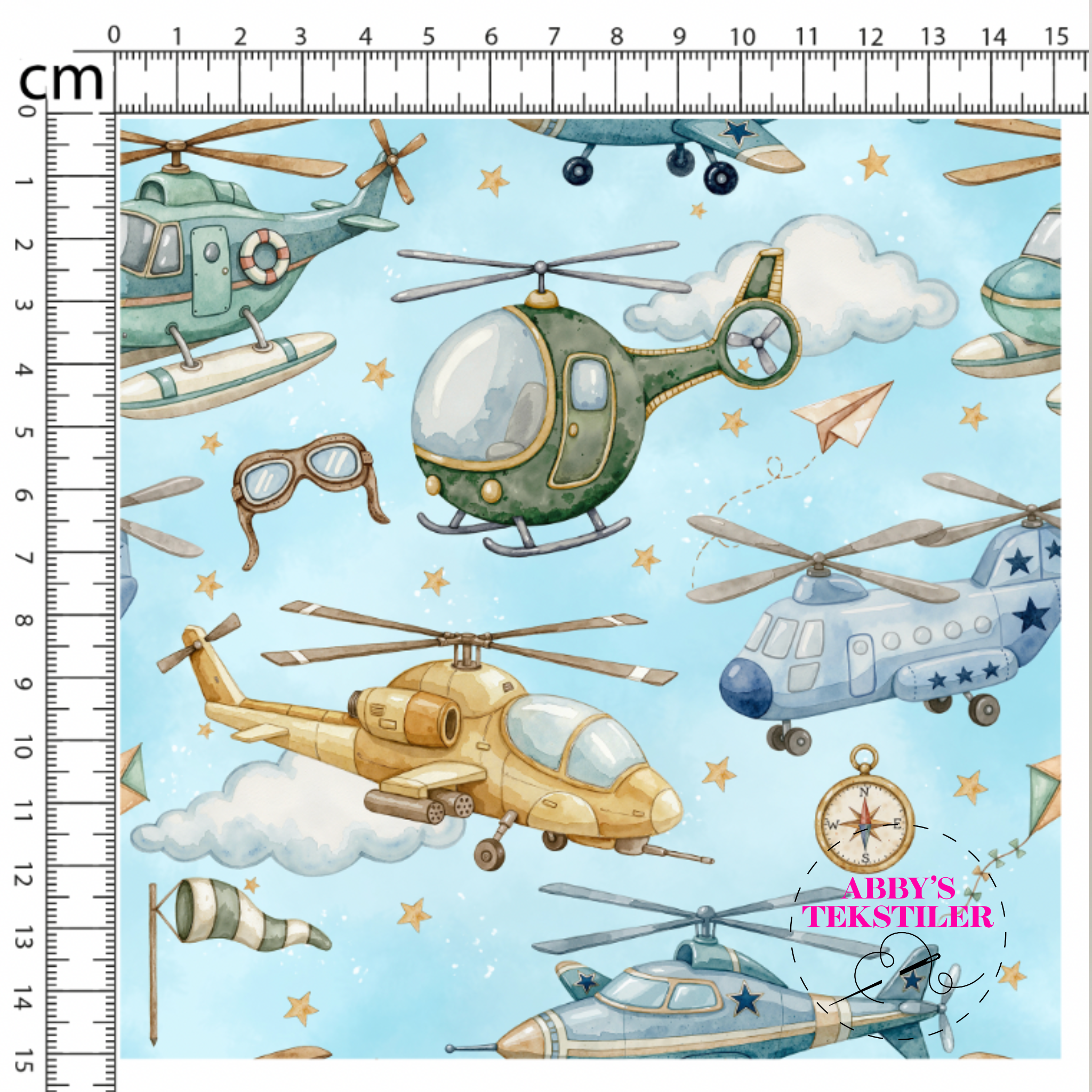 Jersey - Himmeleventyr Lys blå