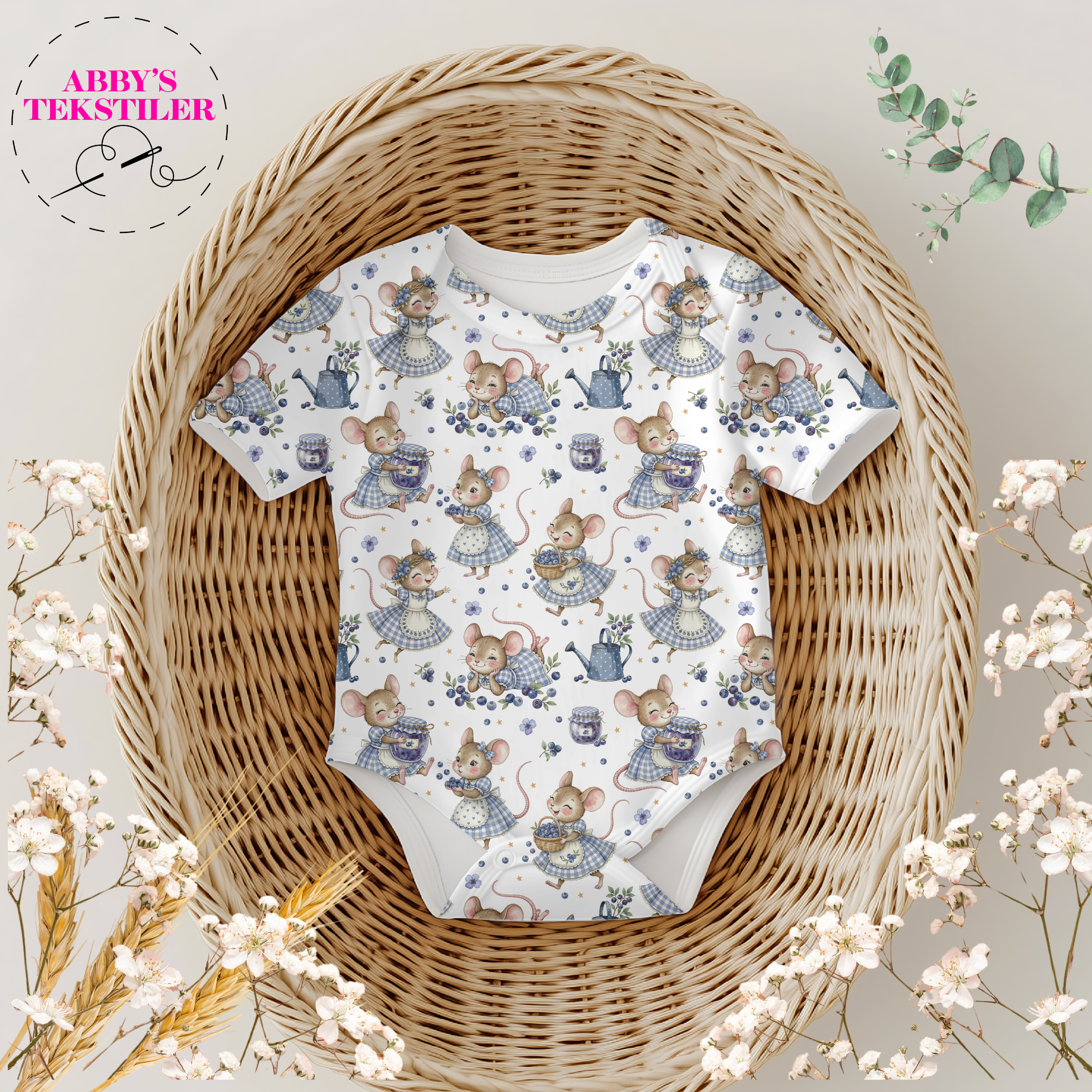 *Forhåndsbestilling* Jersey - Mus med blåbær