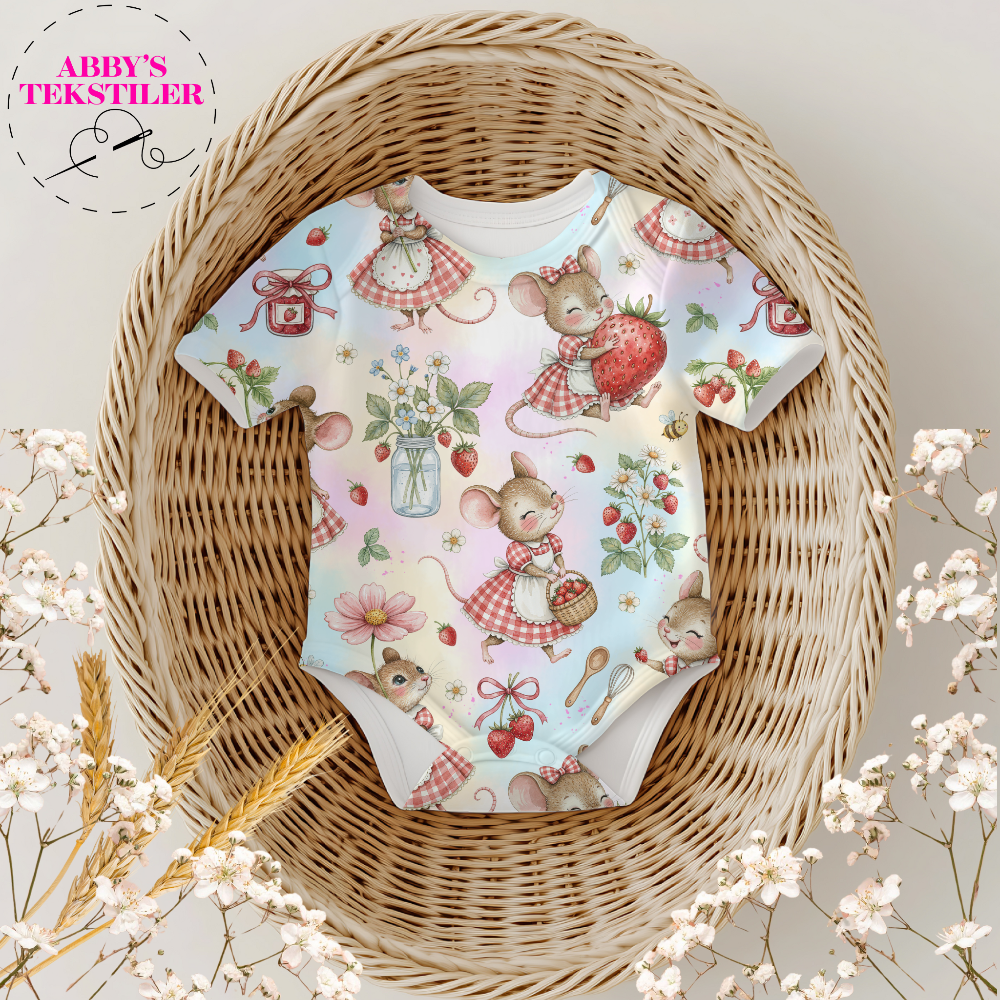 Jersey - Mus og Jordbær