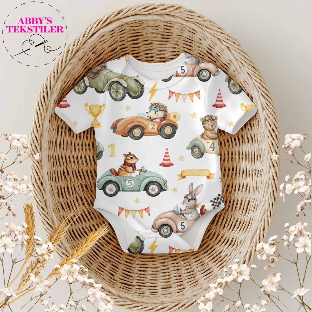 Jersey - Race biler hvit