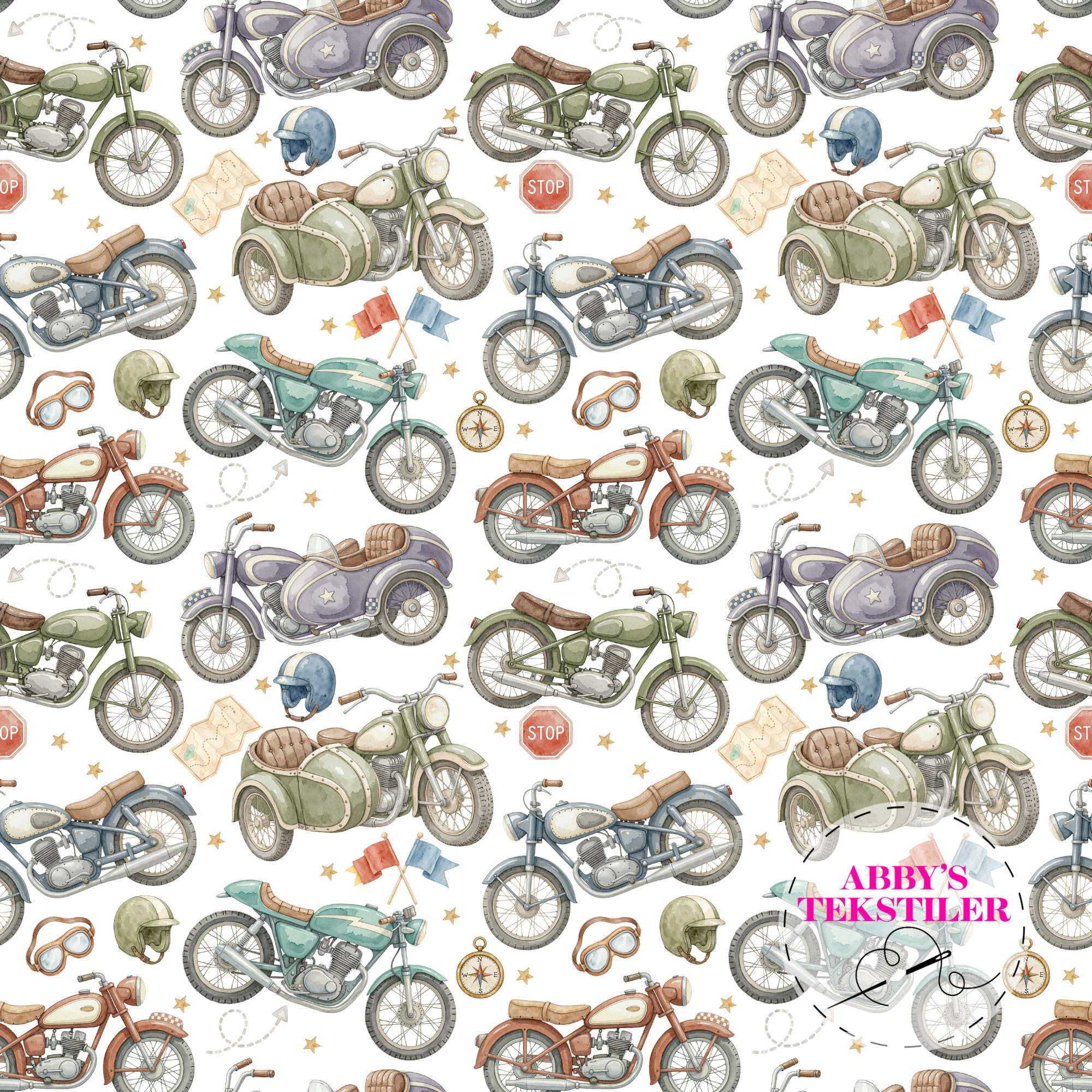 Jersey - Vintage Motorsykkel