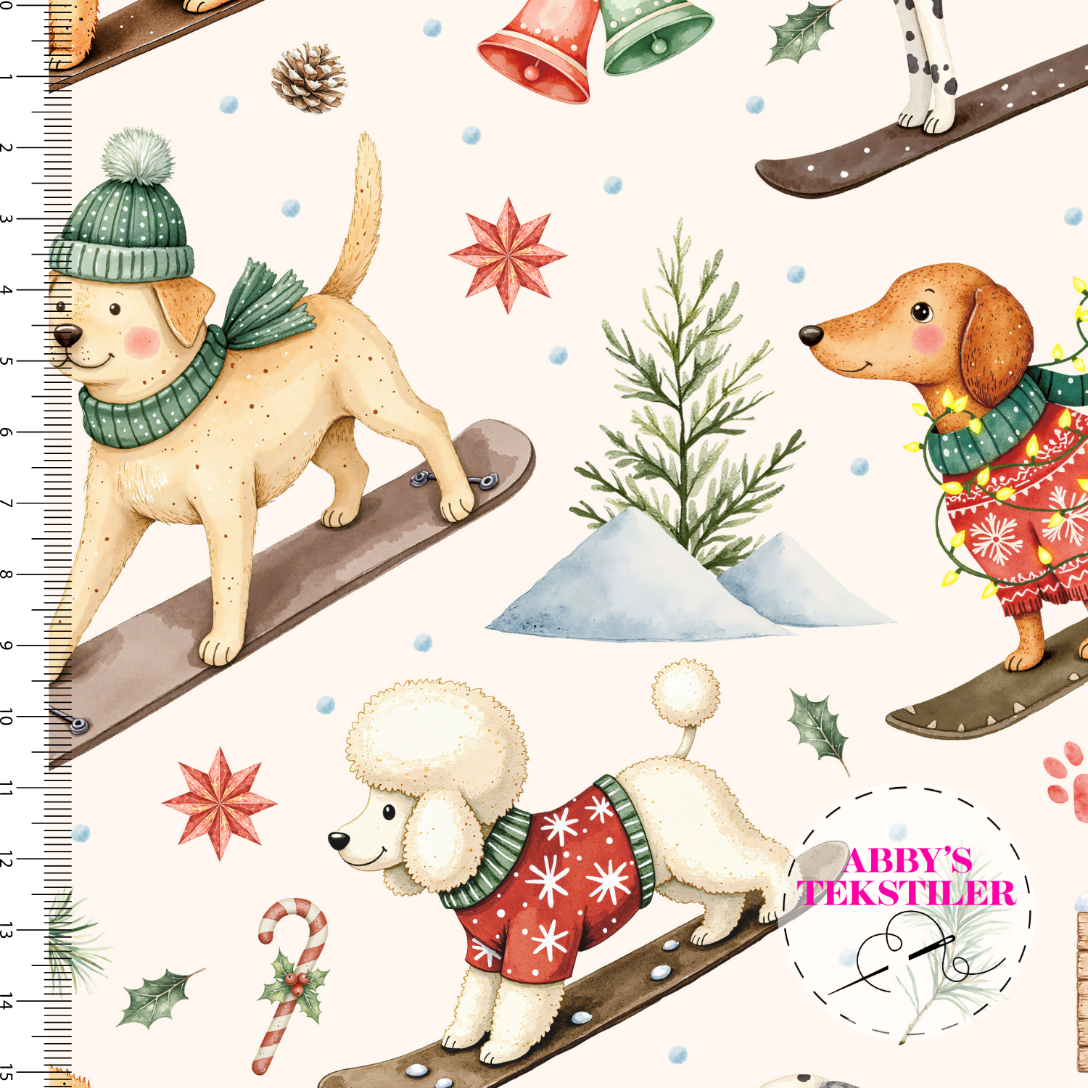 Jersey - Vinter hund offwhite