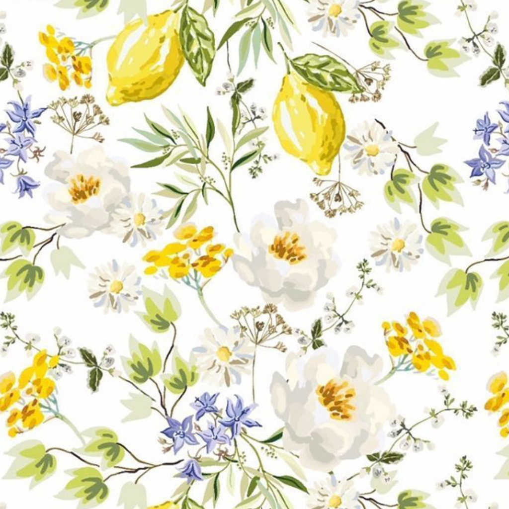 Jersey - søt sitroner og blomster