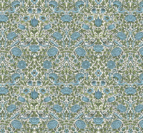 Kanvas - William Morris, Rose, Offwhite