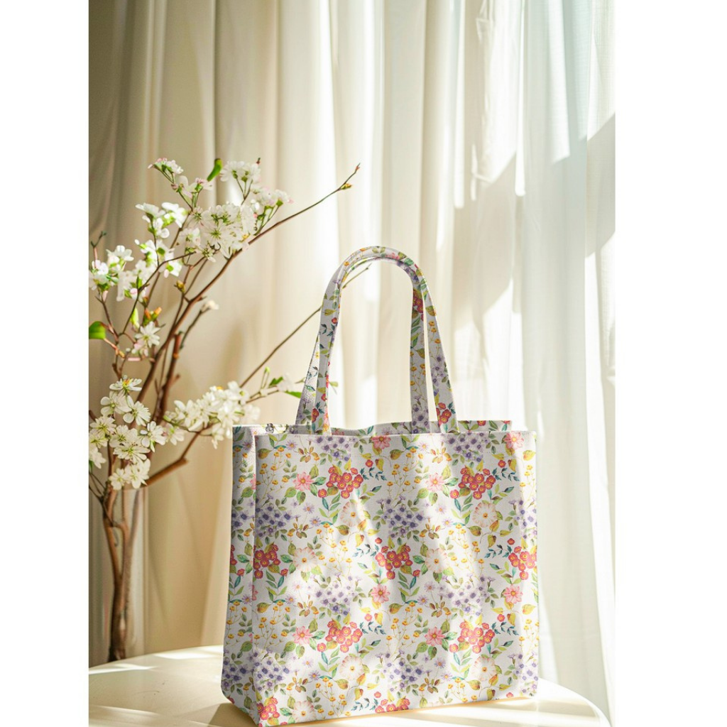 Kanvas Linen look - Willi Blomster