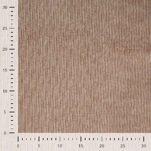Kordfløyel - High-Low Kord, Taupe