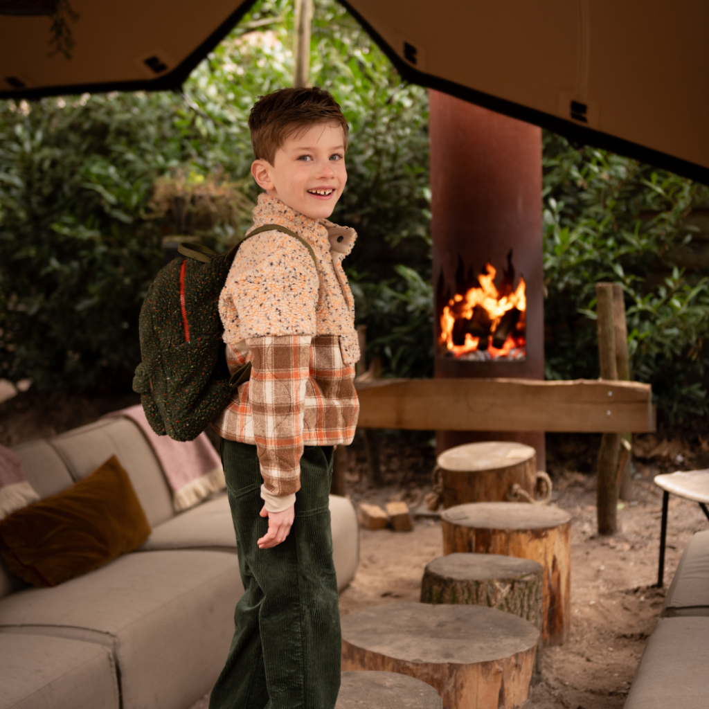 Kordfløyel - Vasket 6W Stretch, Kamel