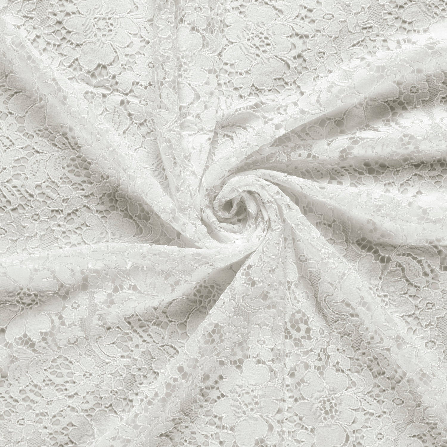 Lace blonde - Blomster - Hvit