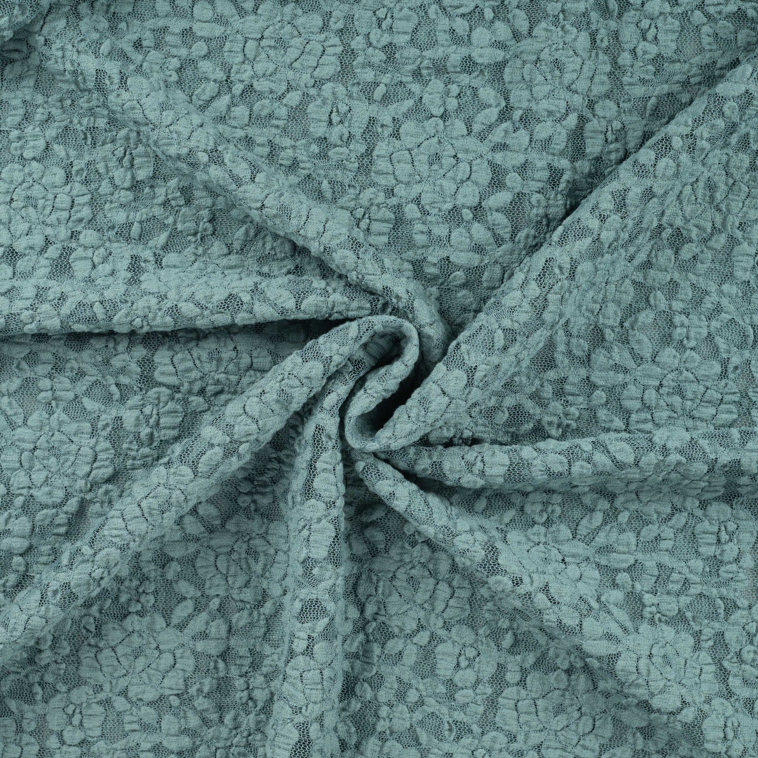 Lace blonde - med litt stretch - lys mint