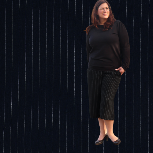 Linen Viskose - Landshut Svart