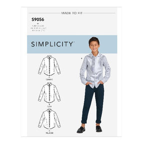 SIMPLICITY - 9056-K5 Skjorte, Barn str. 3-6 år