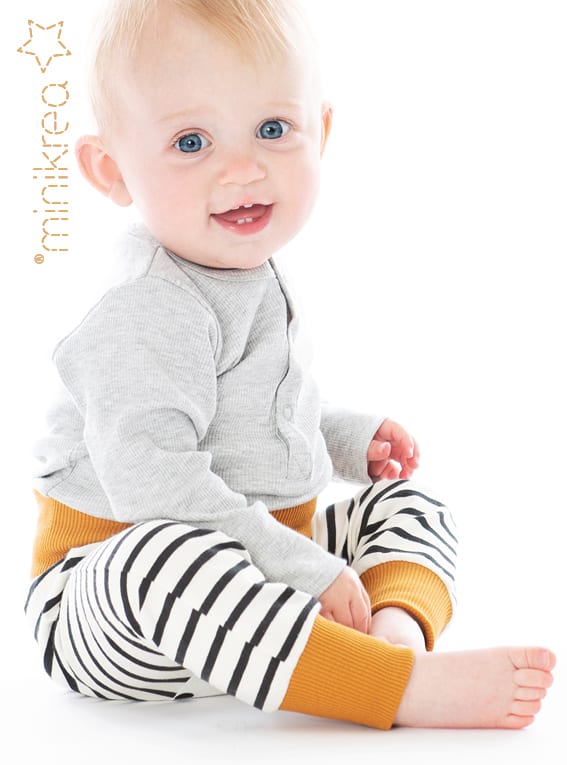 MiniKrea 111 - Baby Bukse, str. 0–2 år