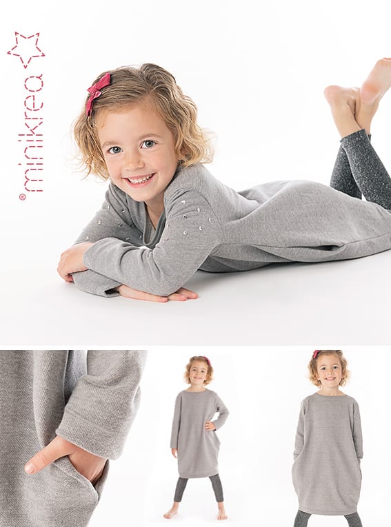 MiniKrea 33040 - Sweat Kjole, Barn