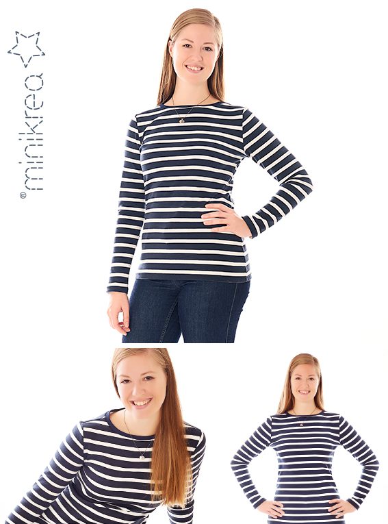 Minikrea 70227 - Genser/ T-Skjorte, Dame