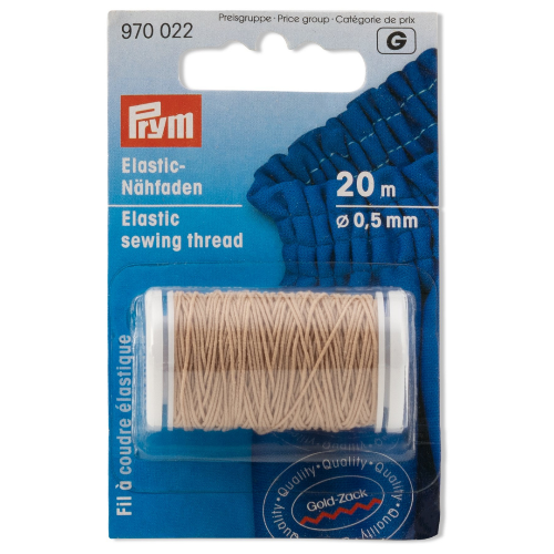 Prym Elastisk Tråd sand 20 m