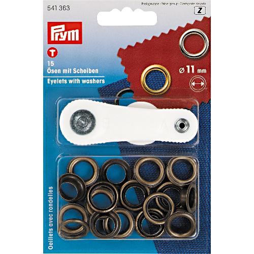Prym Maljer Antikk Messing 11 mm med verktøy