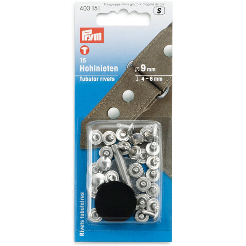 Prym Pynteniter 9 mm 20stk sølv