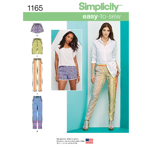 SIMPLICITY - 1165-H5 (L) Dame Shorts og Bukse str. 32-48