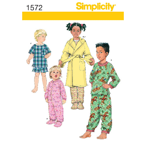 SIMPLICITY - 1572-AA (U) Barn, Pysj og Morgenkåpe