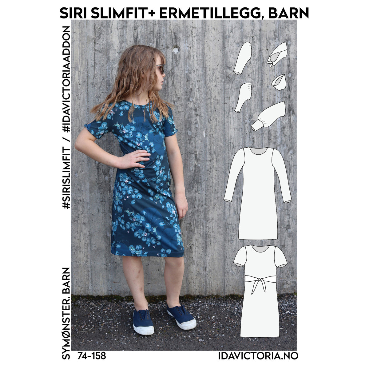 Ida Victoria - Siri Slimfit + ermetillegg, BARN (74-158)